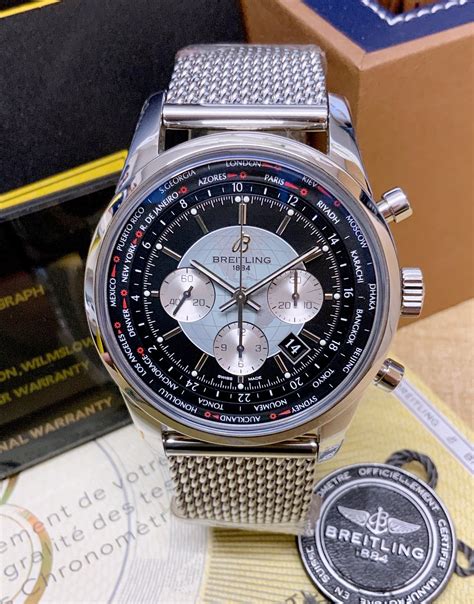 breitling transocean unitime dial markings|breitling transocean chronograph unitime price.